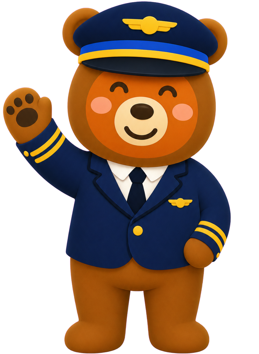 OSOPO airline captain mascot